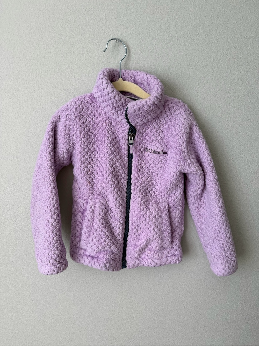 Columbia Girls' Lavender Plush Fleece Jacket
